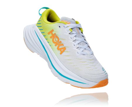 Hoka One One Bondi X Ženske Pohodni Čevlji Bela / Rumena SI-592768L